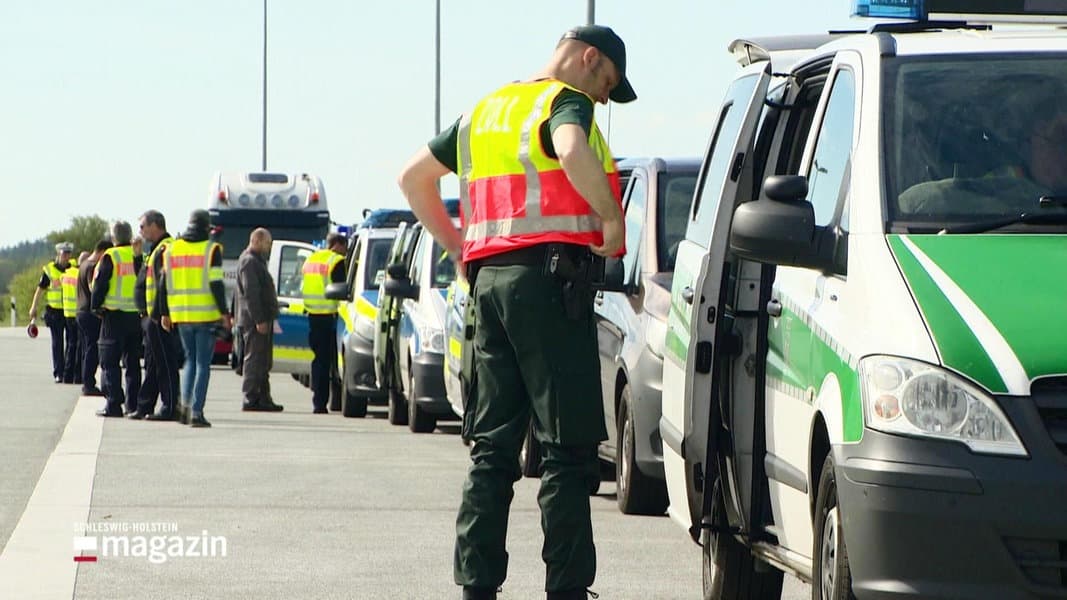 A7: Polizei findet viele Mängel bei Lkw-Kontrolle