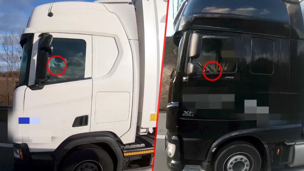 Polizei guckt Brummi-Fahrern in die Kabine