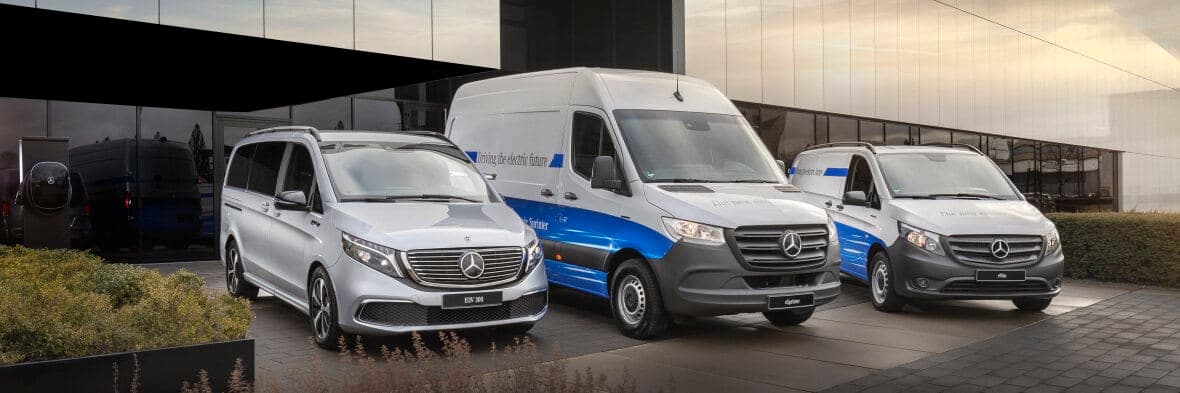 Elektro oder nicht, das ist hier die Frage: Mit Mercedes-Benz Apps einfach und kostenlos zur virtuellen Probefahrt von eSprinter, eVito und EQV