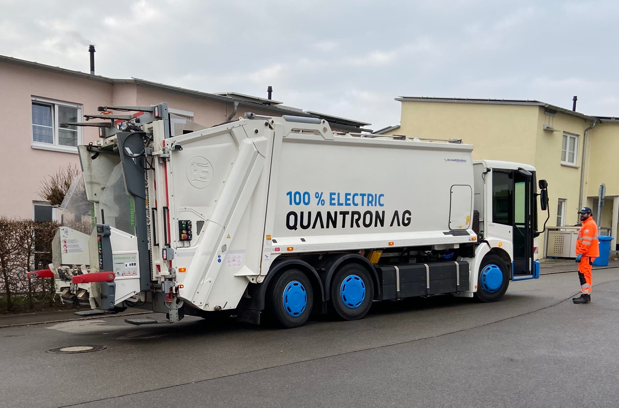 Successful test in Ulm with electric waste collection vehicle from Quantron AG