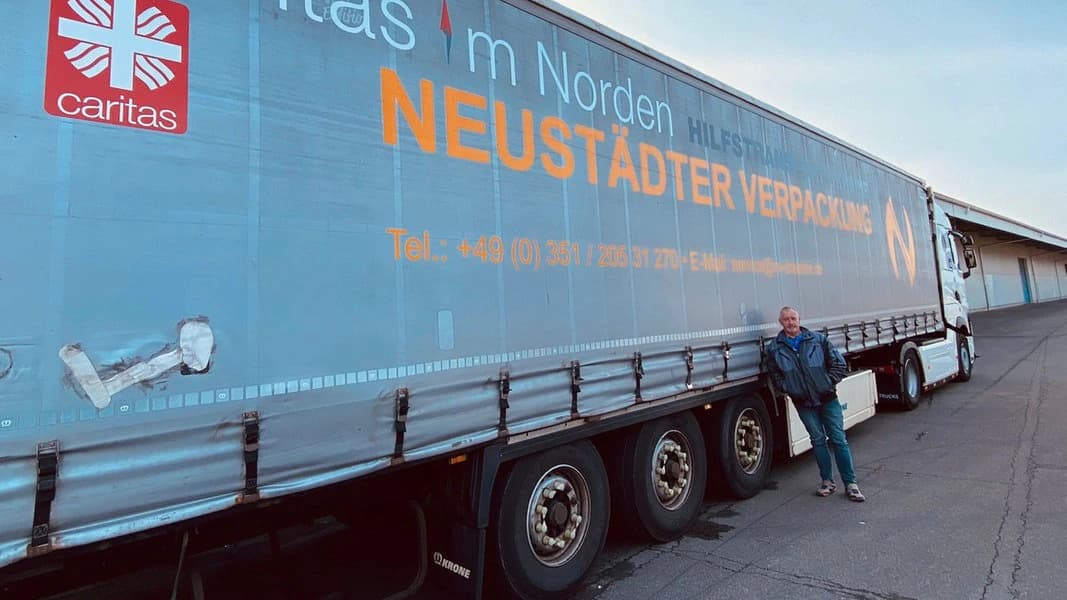 Hilfskonvoi aus Rostock: Unter Polizeischutz in die Ukraine