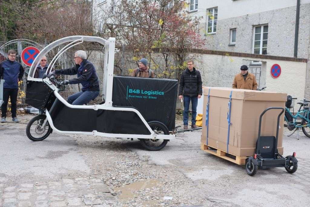 B4B Logistics: Pilotprojekt in München - Stückgut-Transport mit E-Cargobikes