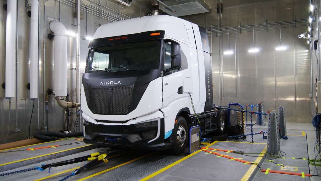 Brennstoffzellen-Lkw: Erprobung von Nikola und Allison im Testzentrum