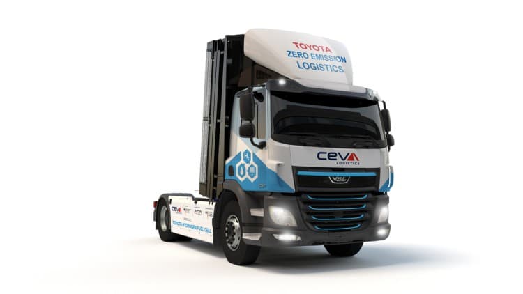Toyota und Ceva testen neuen Wasserstoff-Lkw