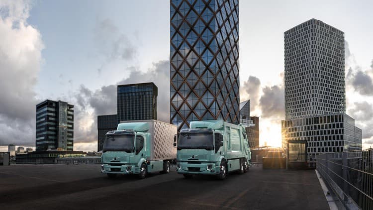 Volvo präsentiert überarbeitete Elektro-Lkw für den emissionsfreien Stadtverkehr