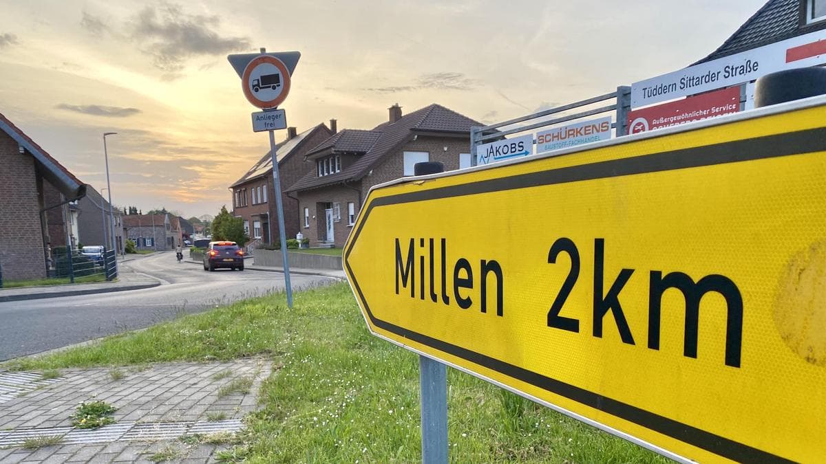 Schwelle und Balken sollen LKW vergraulen