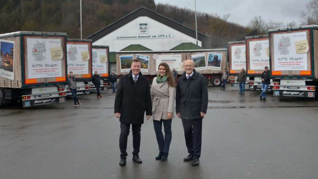Neue Lkw-Flotte für Südwestfalen vorgestellt