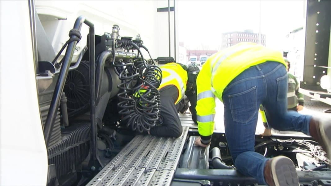 Lkw-Großkontrolle in Hamburg: 50 Bußgelder
