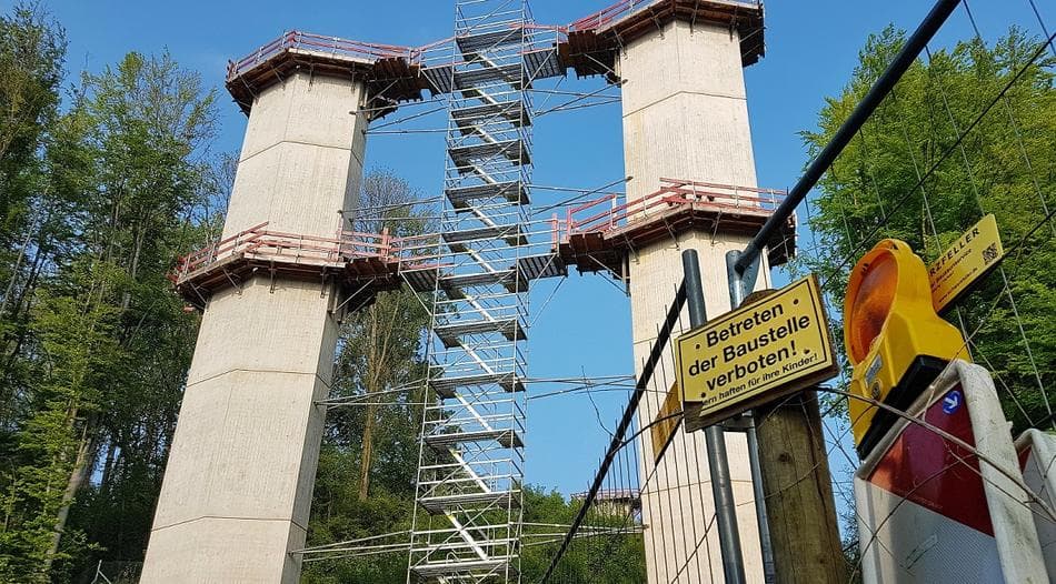Talbrücke: Bauarbeiten gehen weiter