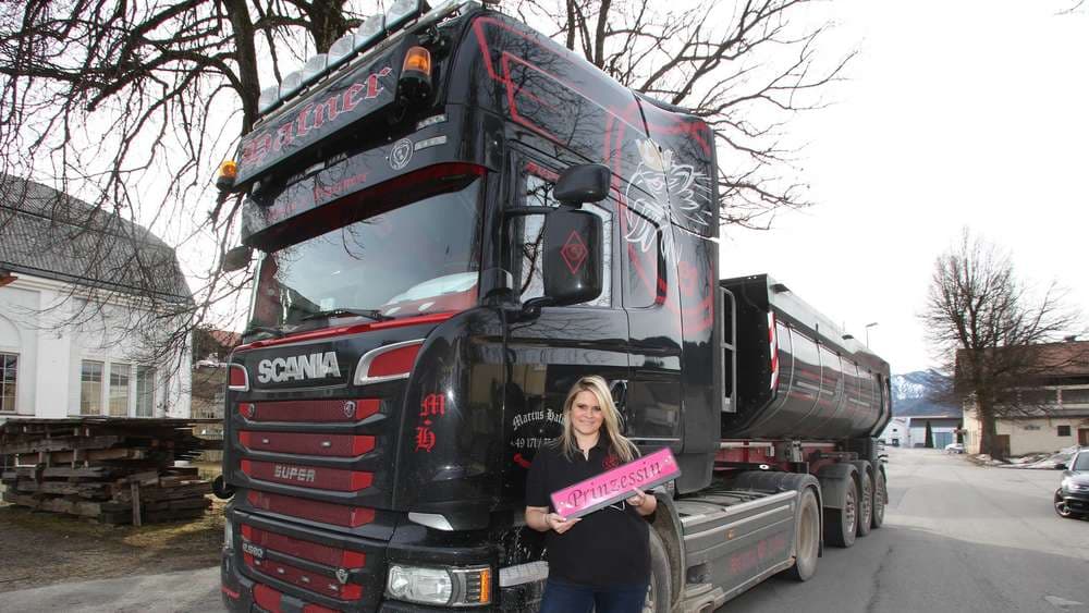 Tölzer Trucker-Prinzessin Christina Scheib wird Botschafterin und kämpft für Lkw-Fahrer
