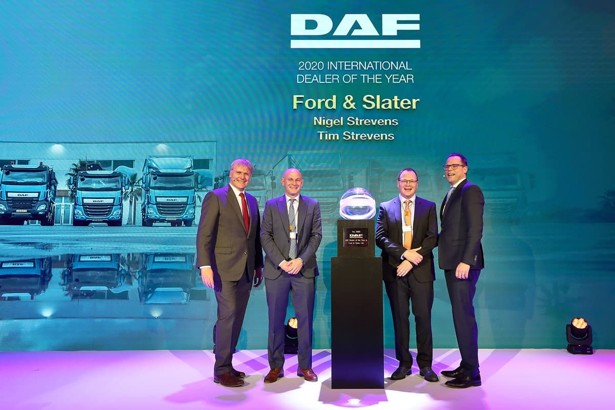 DAF würdigt die „International Dealers of the Year 2020“