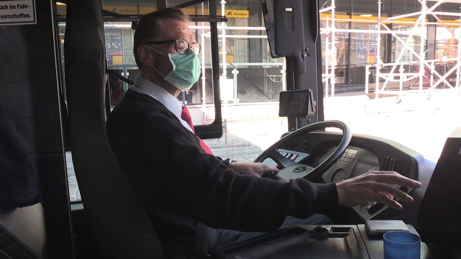 Corona-Helden des Alltags: Busfahrer in Passau