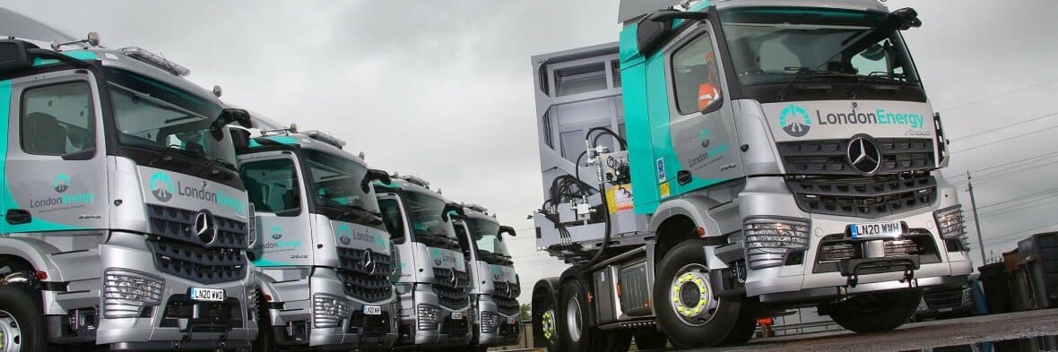 Der neue Mercedes-Benz Arocs in London – mit Sicherheit im Fokus