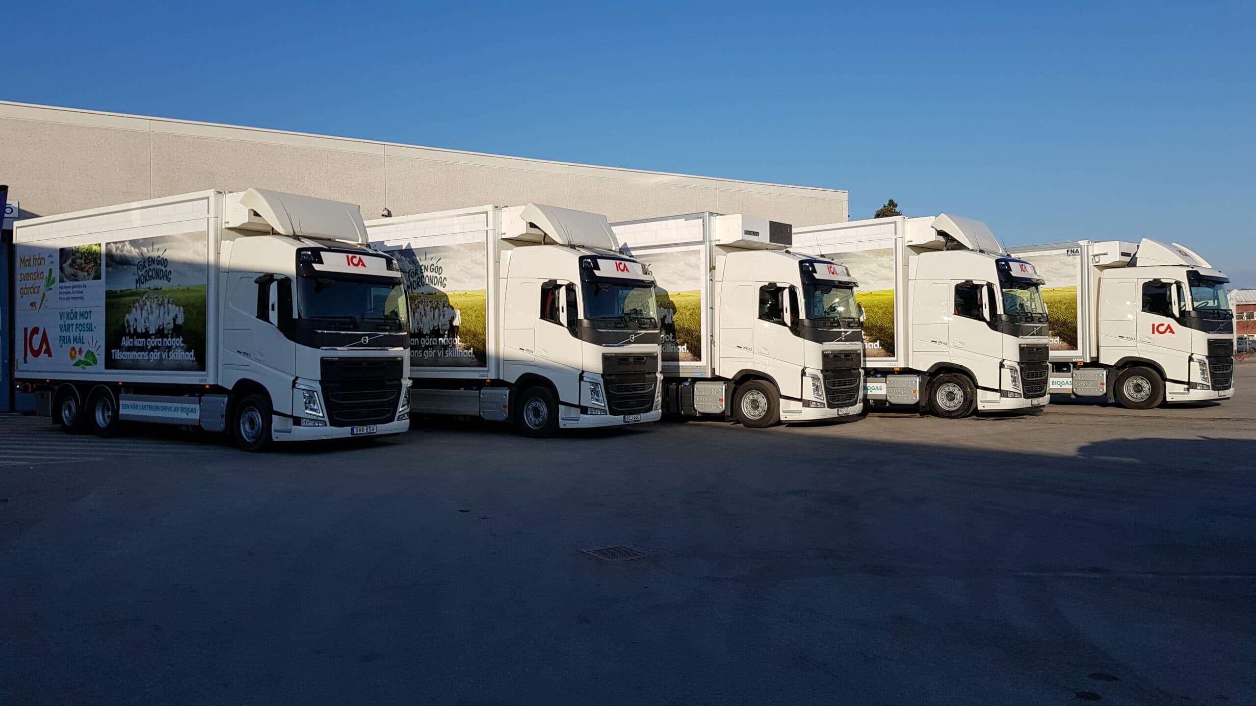 Volvo Trucks und Schwedens führender Lebensmitteleinzelhändler arbeiten zusammen an Reduzierung der Umweltbelastung im Warenverkehr