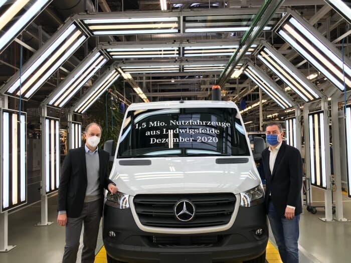 Produktionsjubiläum in Ludwigsfelde: 1,5 Millionen Nutzfahrzeuge in 55 Jahren
