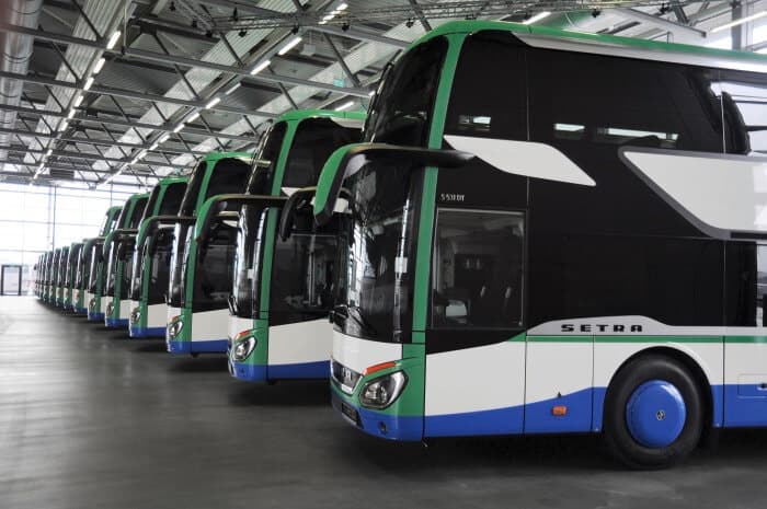 19 neue Setra Omnibusse für Geldhauser