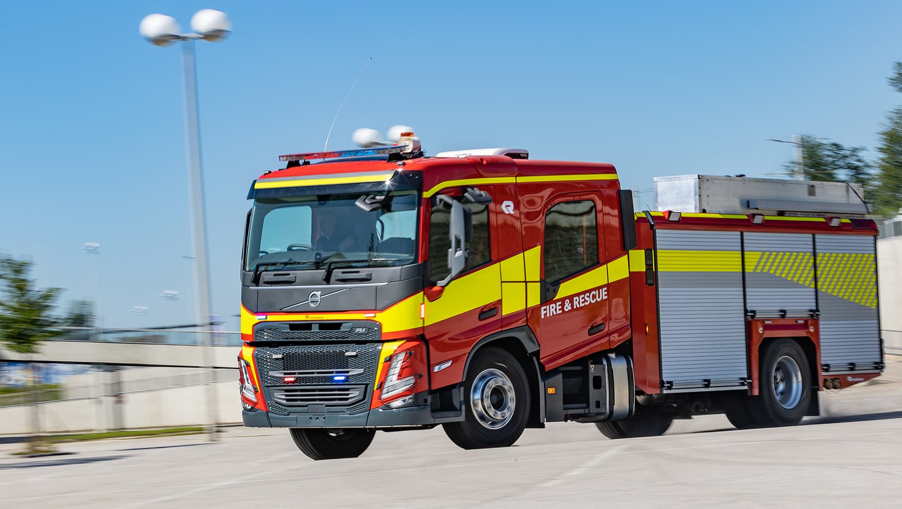 Einführung des neuen Volvo FM und FMX mit Mannschaftsfahrerhaus für Einsatzfahrzeuge