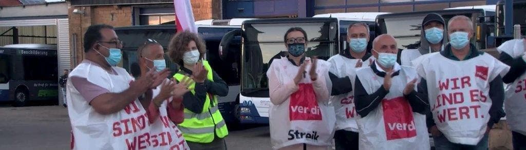 Streik legt Linien- und Schulbusse in Rheinland-Pfalz lahm