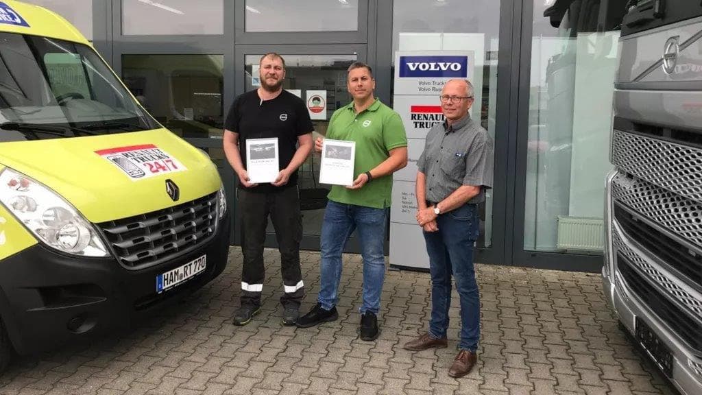 Doppelpack: NVG gewinnt erneut Volvo Action Service Dealer of the Year Award