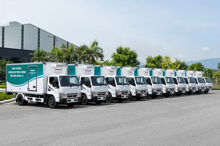FUSO distributor donates 126 Canter trucks to Vietnam’s Covid-19 vaccination campaign