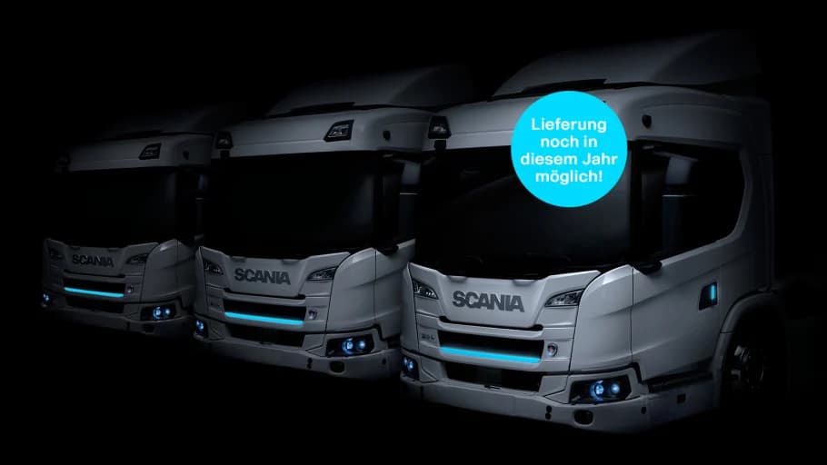 Förderung sichern und noch in diesem Jahr einen Scania Elektro-Lkw fahren