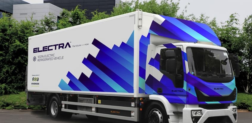Frigoblock kühlt Grossbritanniens erste vollelektrischen Lkw