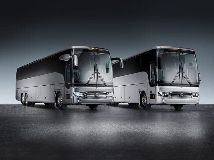 Weltpremiere für den völlig neuen Mercedes-Benz Tourrider – der maßgeschneiderte Reisebus für Nordamerika