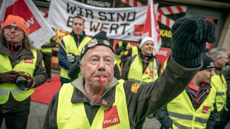 NRW: Warnstreiks in Logistik- und Transportwirtschaft werden fortgesetzt
