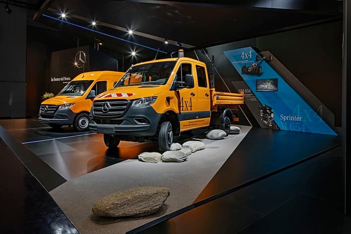 Mercedes-Benz auf zwei wichtigen Branchenmessen: IFAT München und GPEC Frankfurt am Main
