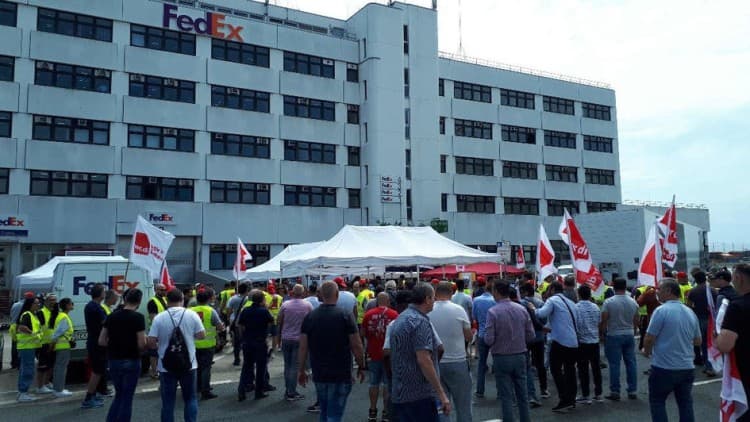 Verdi: Streiks bei FedEx in Hessen