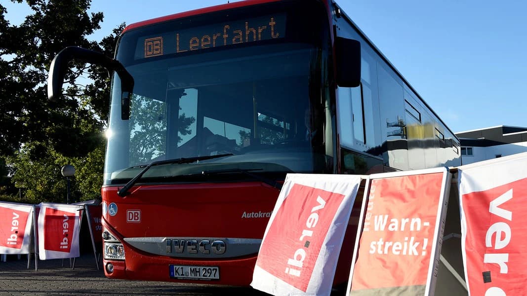 Bus-Streik auch bei Autokraft: Landesweit fallen Fahrten aus