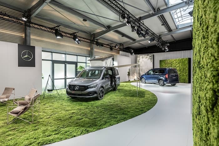 Elektrifiziertes Camping im neuen Small Van von Mercedes-EQ feiert Premiere