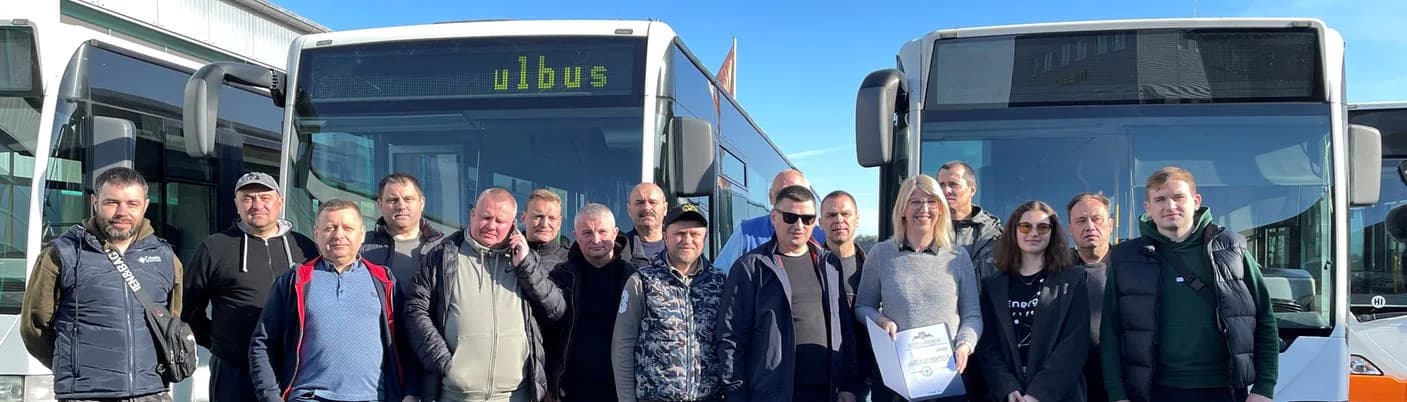 Spende aus dem Westerwald: Neun Busse an die Ukraine verschenkt