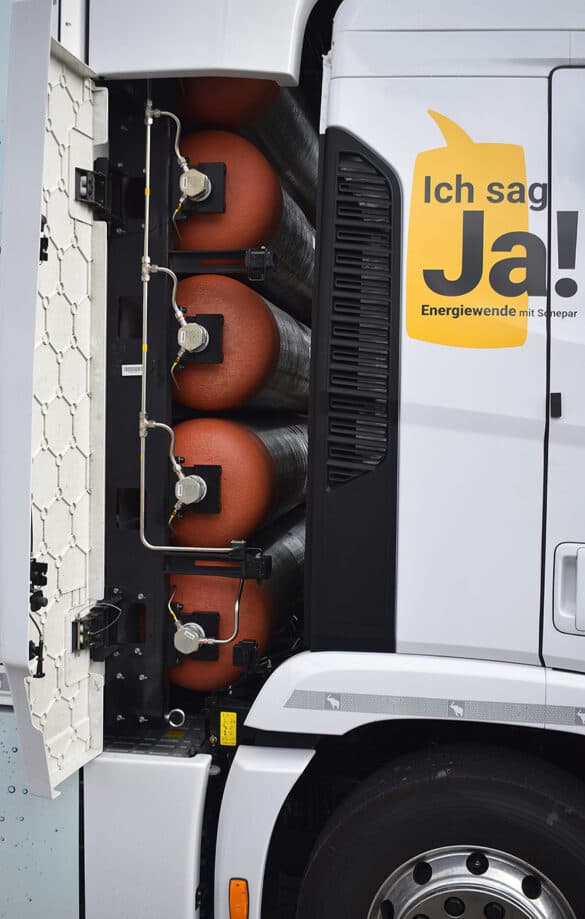 Für Sonepar fahren jetzt Wasserstoff-Lkw