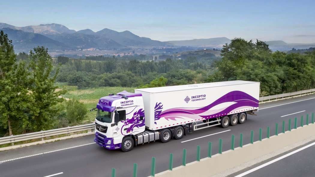 Autonomes Fahren: Inceptio Technology präsentiert Software für autonome Lkw