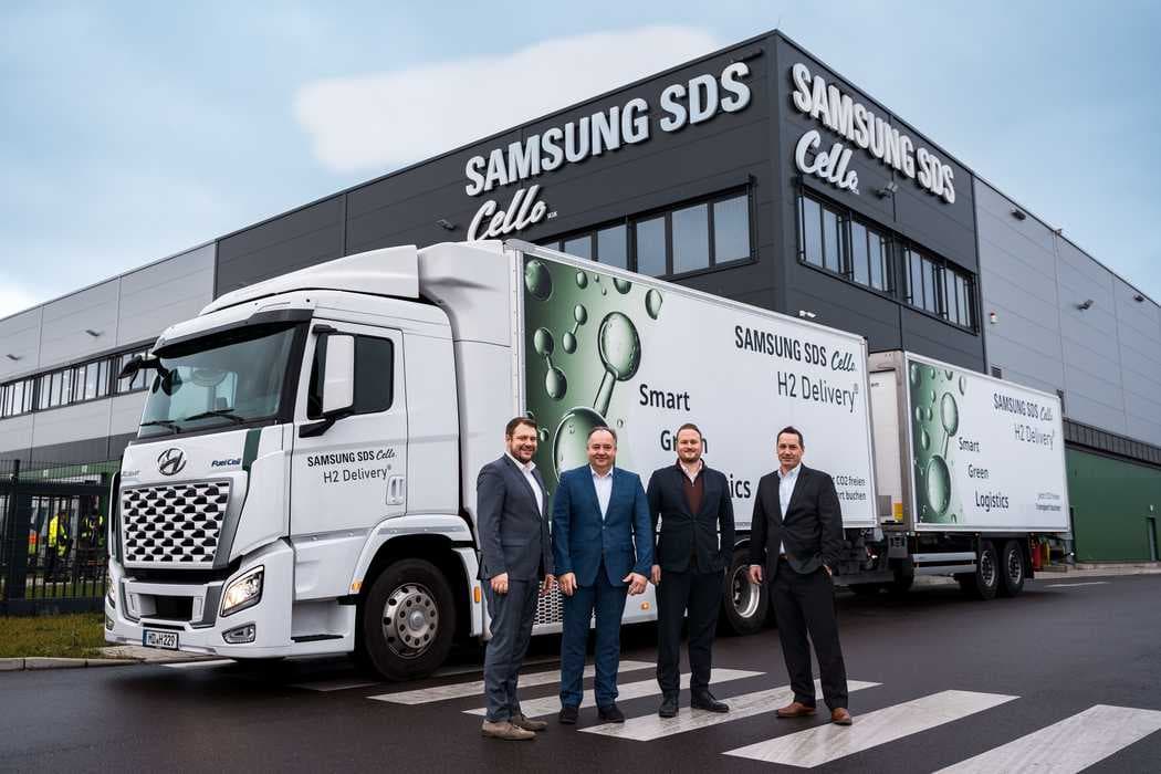 Hyundai Xcient Fuel Cell rollt mit Hankook SmartFlex-Reifen