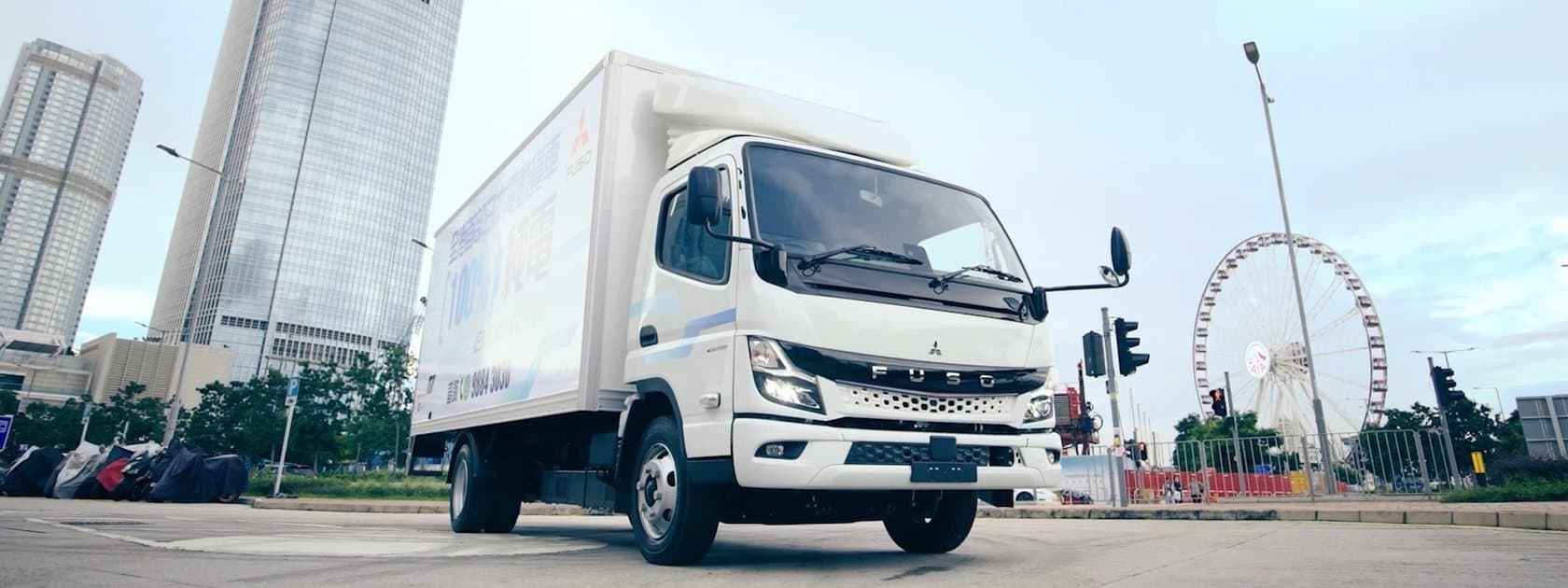 Stark in der Stadt: FUSO eCanter ab sofort auch in Hongkong erhältlich
