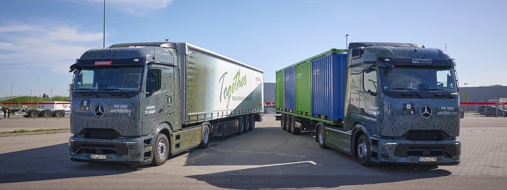 Startschuss für die eActros 600 Kundenerprobung – Contargo und Remondis übernehmen erste E-Lkw