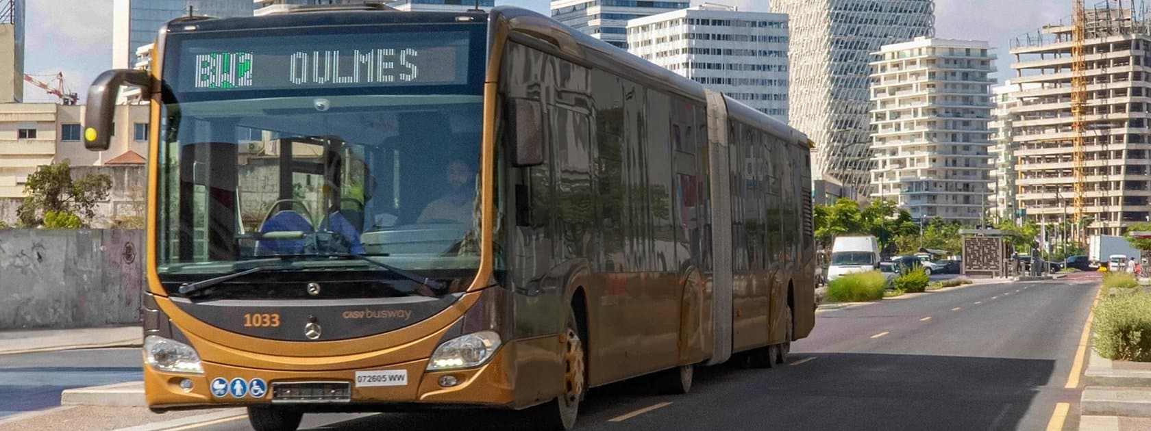 Launch of the new bus rapid transit route in Casablanca with 40 Mercedes-Benz CapaCity L large-capacity buses