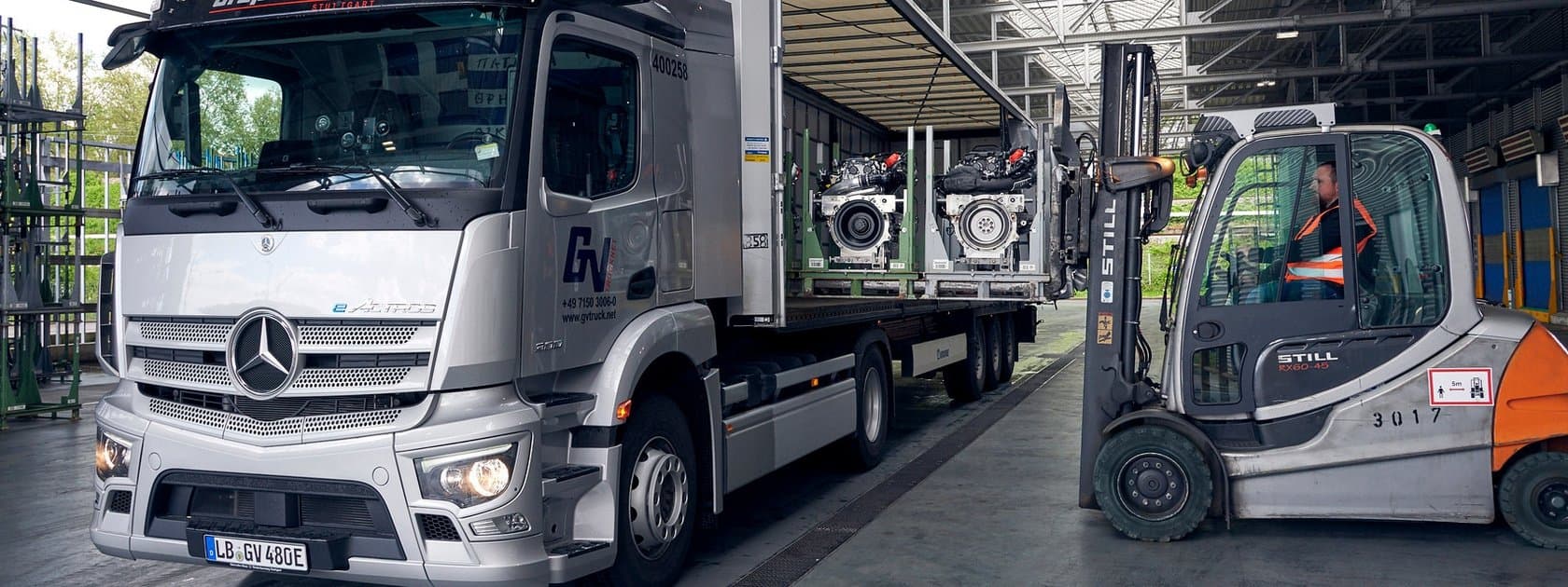 Mercedes-Benz Group AG elektrifiziert ihre Logistik zwischen Bad Cannstatt und Sindelfingen mit dem eActros