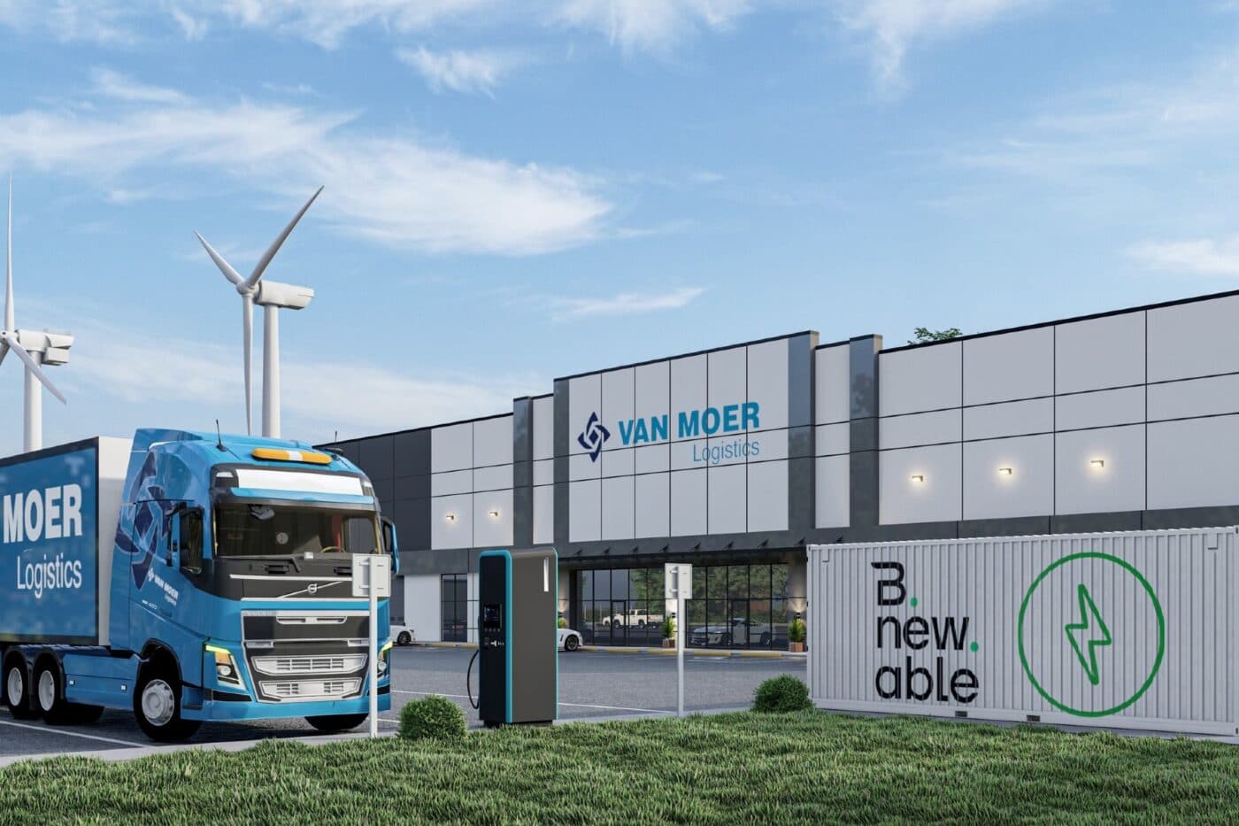 Van Moer Logistics skizziert großen Lkw-Ladepark im Hafen von Antwerpen