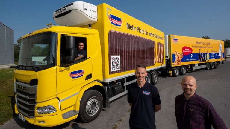 Kuchenmeister: Erster Lang-Lkw zwischen Soest und Salzkotten-Thüle