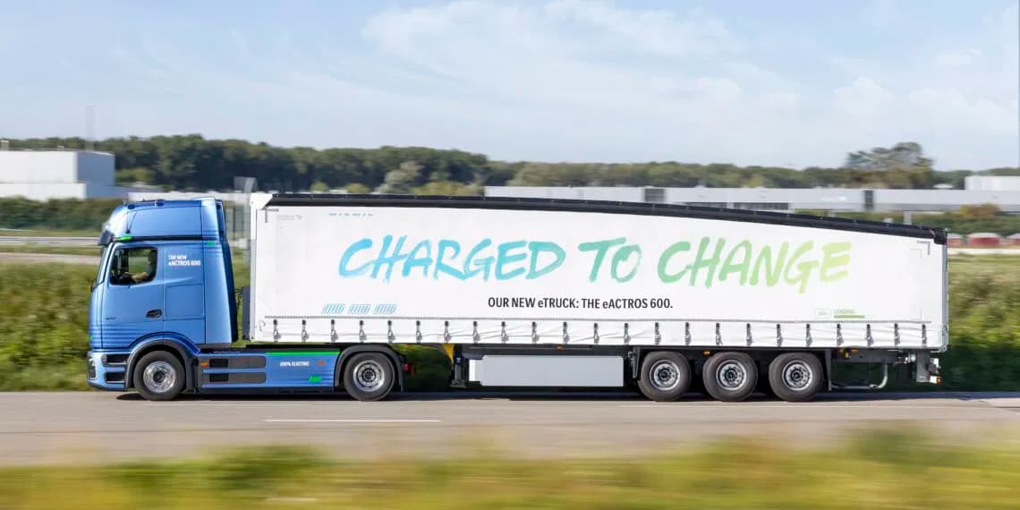 Daimler Truck schwächelt, an den E-Lkw liegt es aber nicht