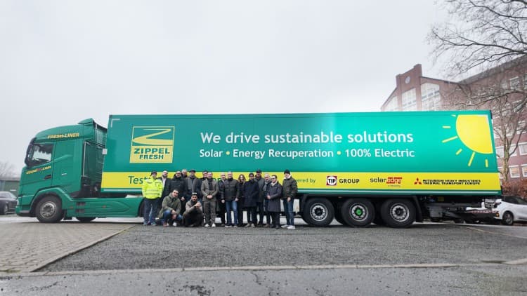Zippel testet E-Reefer