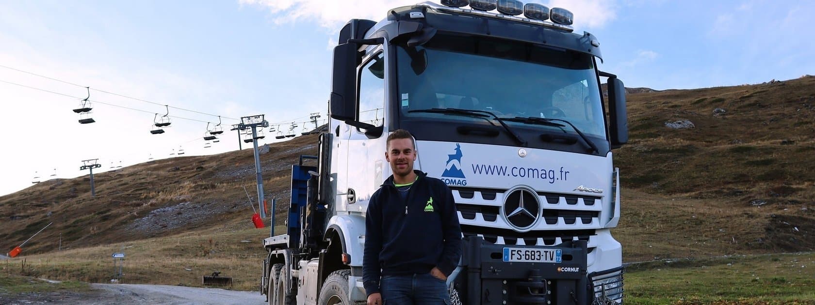 Skilifte im Sommer? Was der Mercedes-Benz Arocs damit zu tun hat.