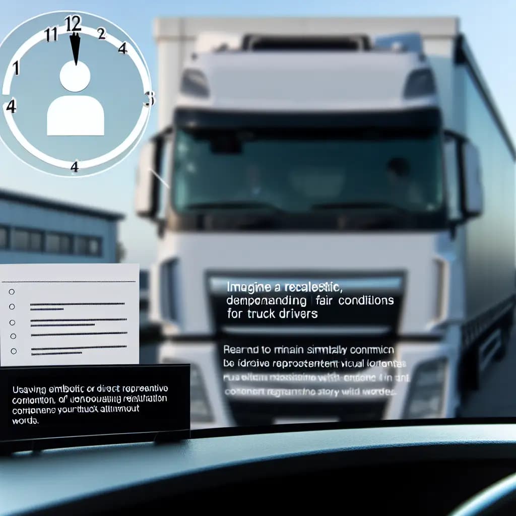 ver.di fordert gerechte Bedingungen für LKW-Fahrer