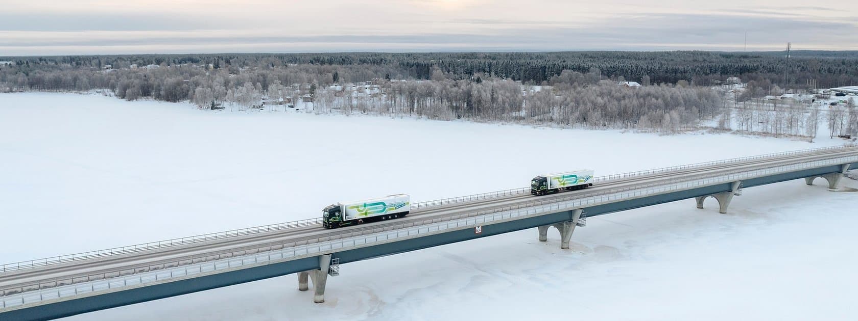 eActros 600 European tour in snow and ice: Electric trucks also drive efficiently in winter